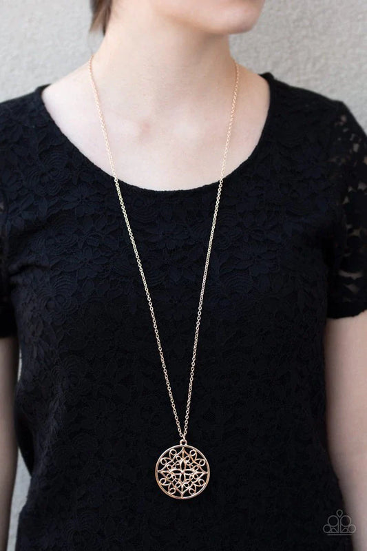 "Mandala Melody" - Gold #431 - Paparazzi Accessories