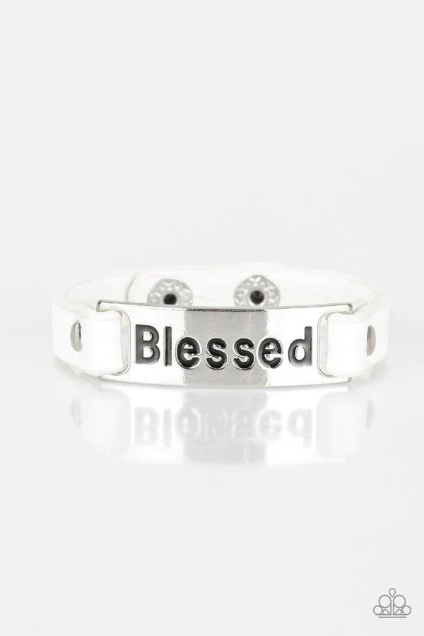 "Count Your Blessings" - White #848 - Paparazzi Accessories
