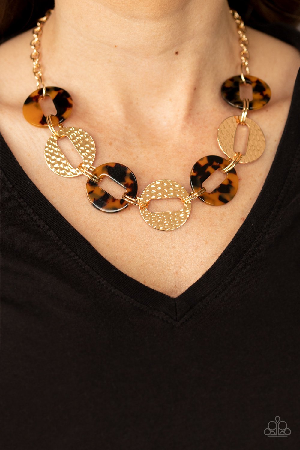 "2 pc Set:  Retro Recharge" - Brown #242 - Paparazzi Accessories