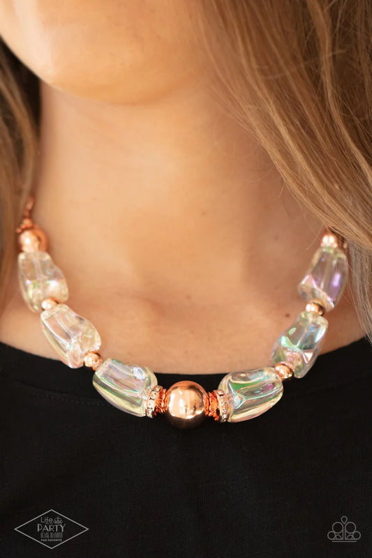 "2 pc Copper Set:  "Iridescently Ice Queen / Ethereal Empathy" - Copper #1604 - Paparazzi Accessories