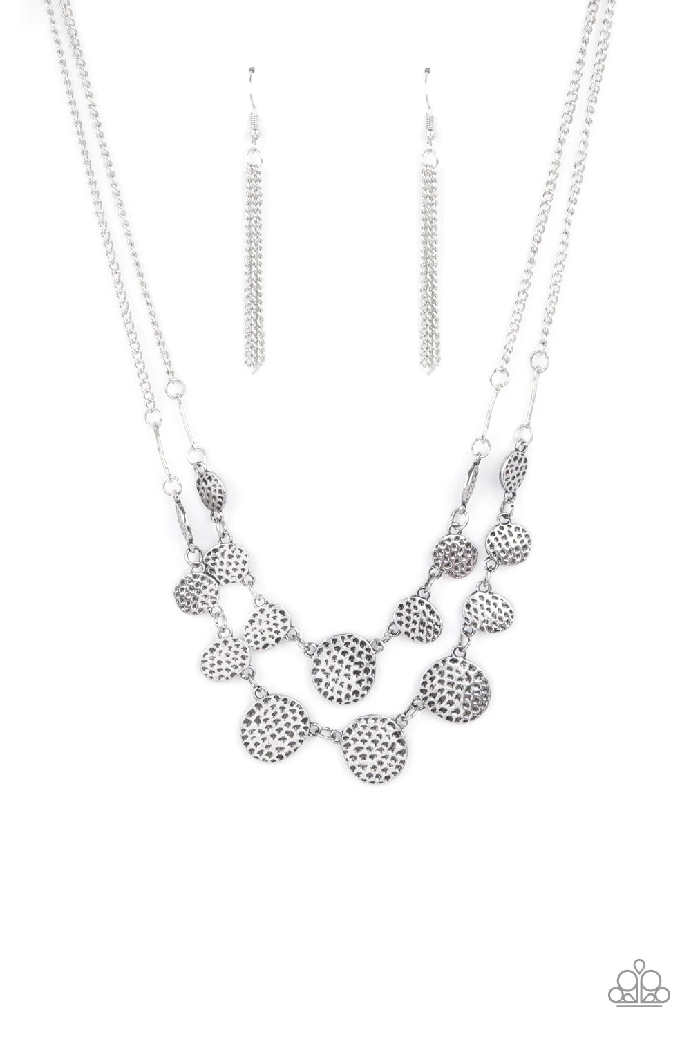 "Pebble Me Pretty" - Silver #918 -Paparazzi Accessories