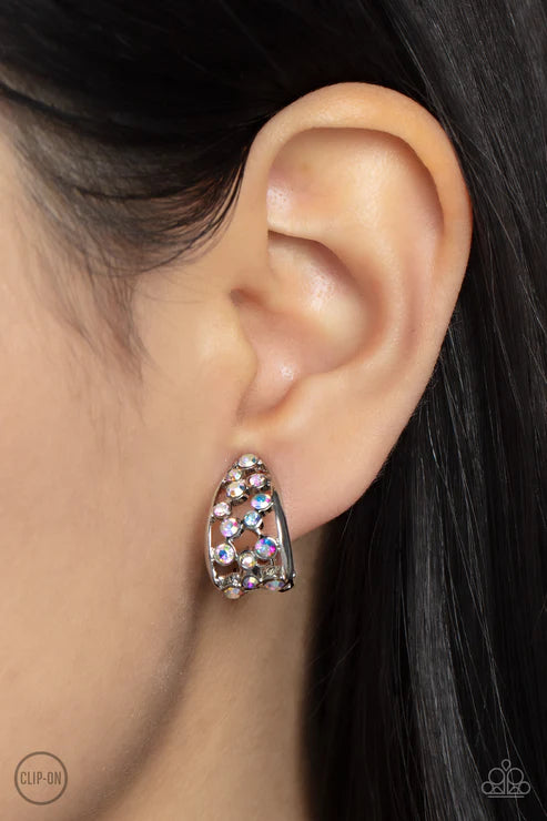 "Extra Effervescent" - Multi #1591 (CLIP-ONS) -  Paparazzi Accessories