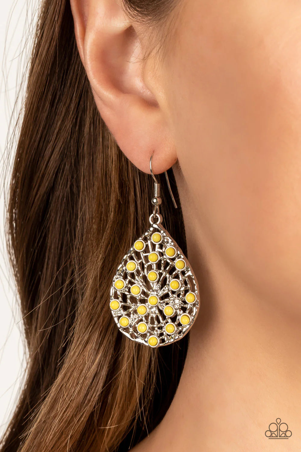 "Botanical Berries" - Yellow #201 - Paparazzi Accessories