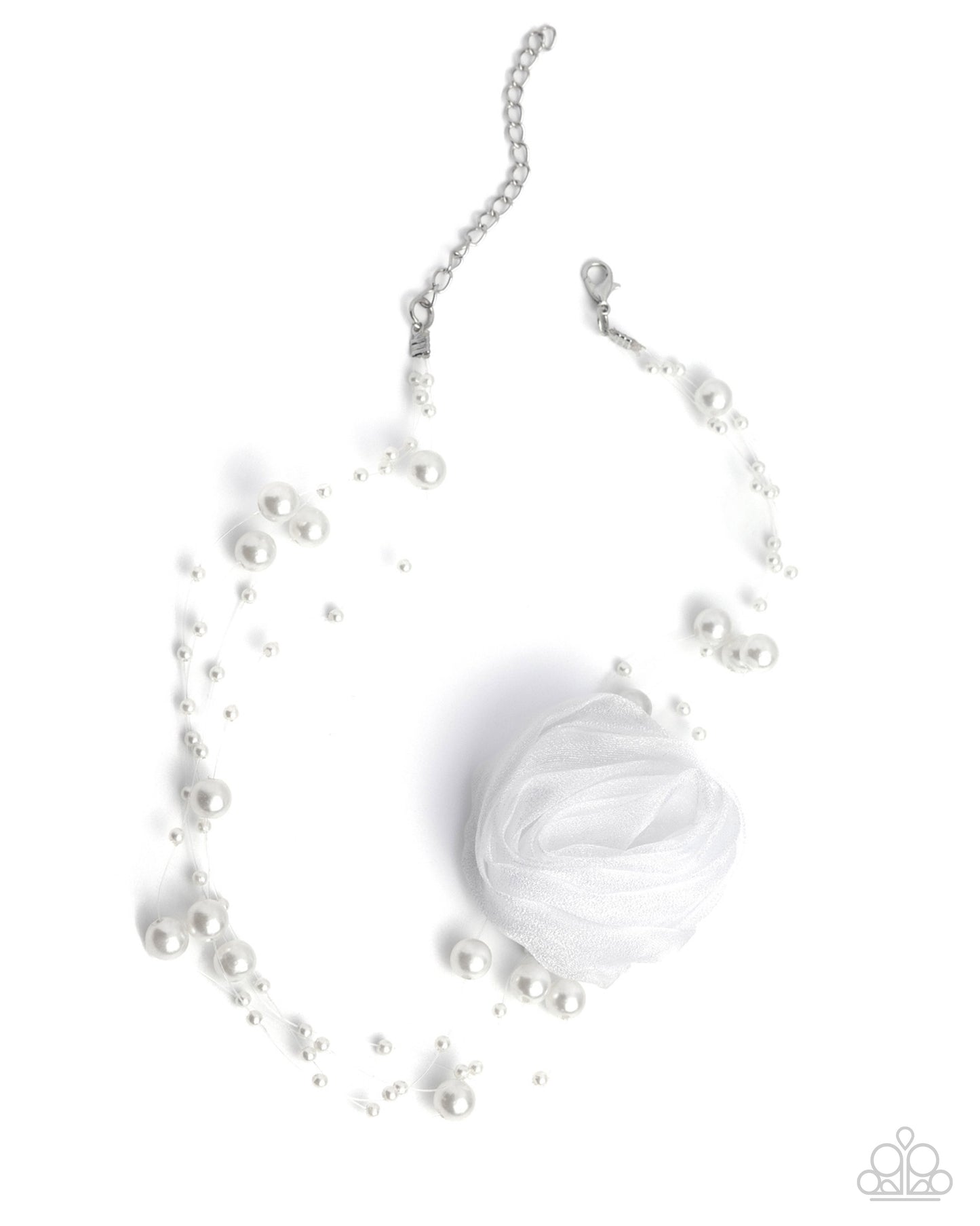 "Delicate Debutante" - White #3135 - Paparazzi Accessories
