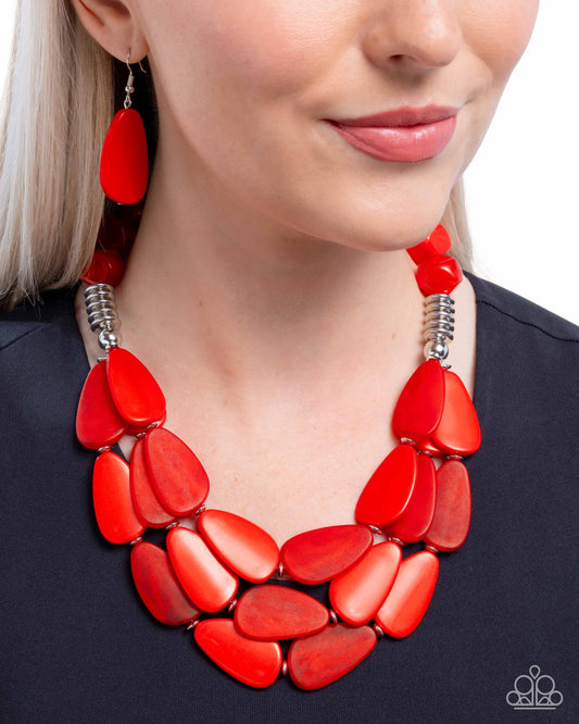 "Smooth Spoken" - Red #1253 - Paparazzi Accessories