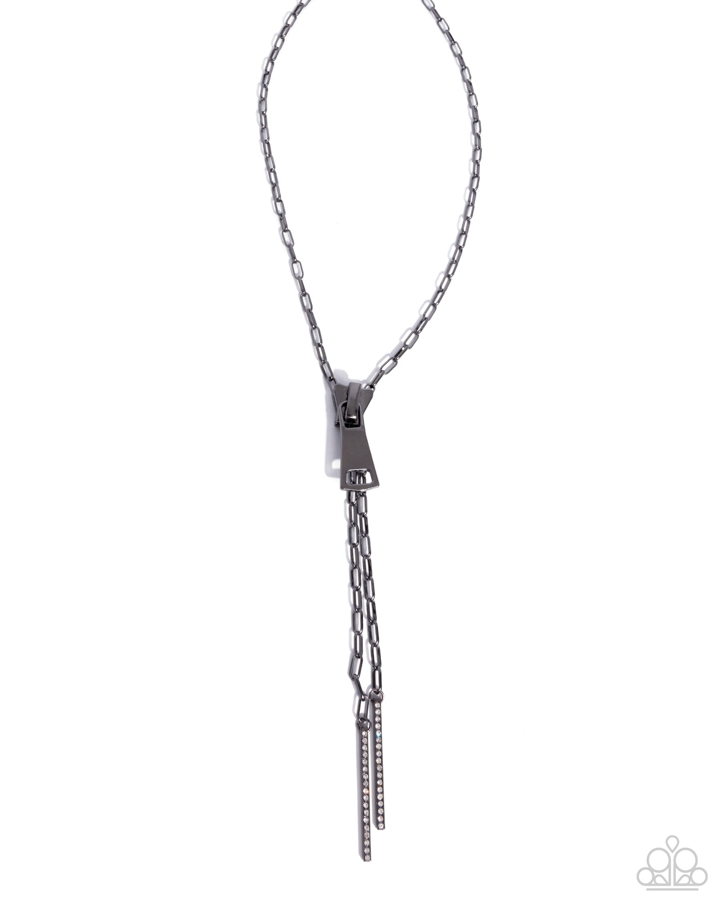 "Zipper Zeal" - Black #3316 - Paparazzi Accessories