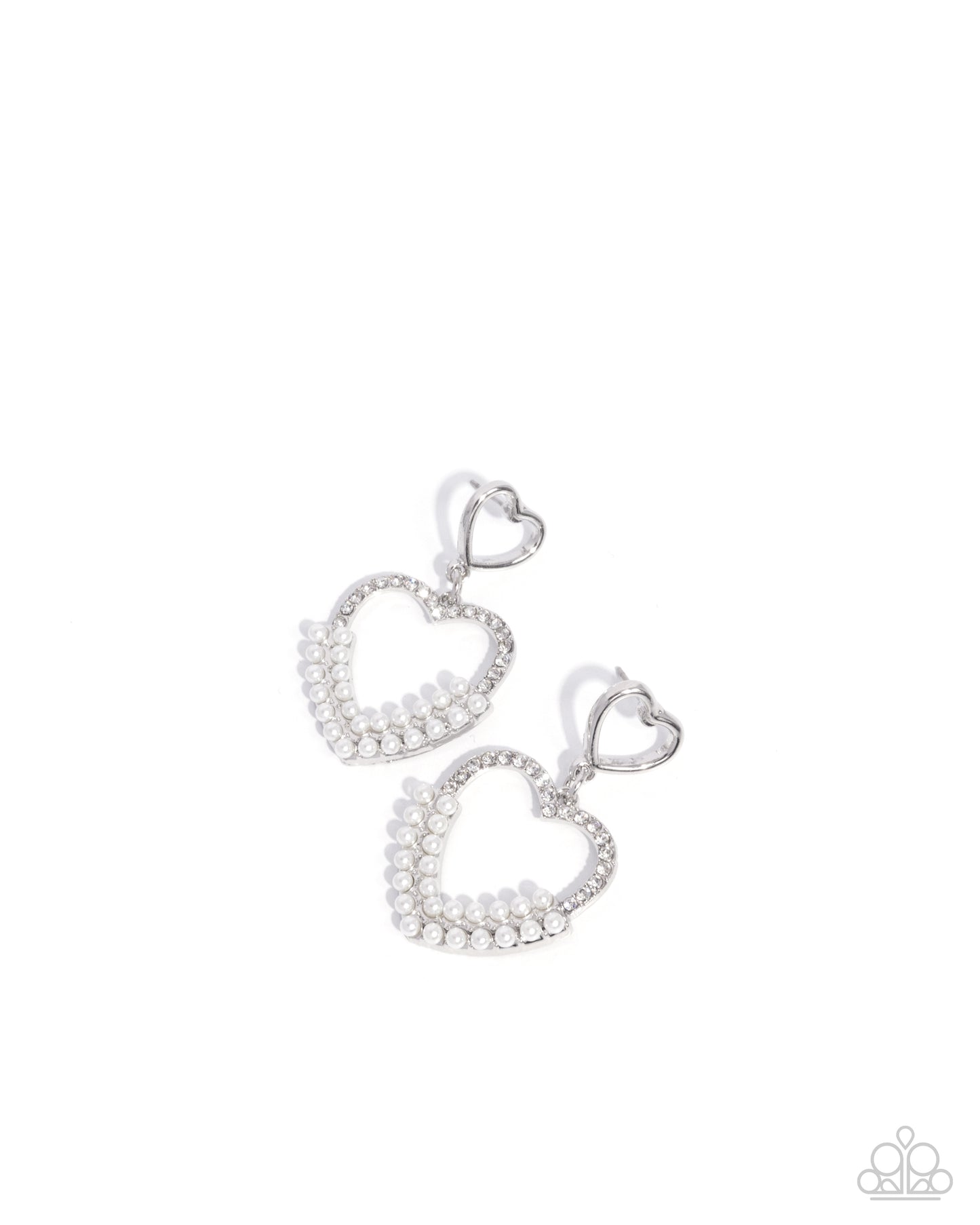 "Dangling Damsel" - White #1643 - Paparazzi Accessories