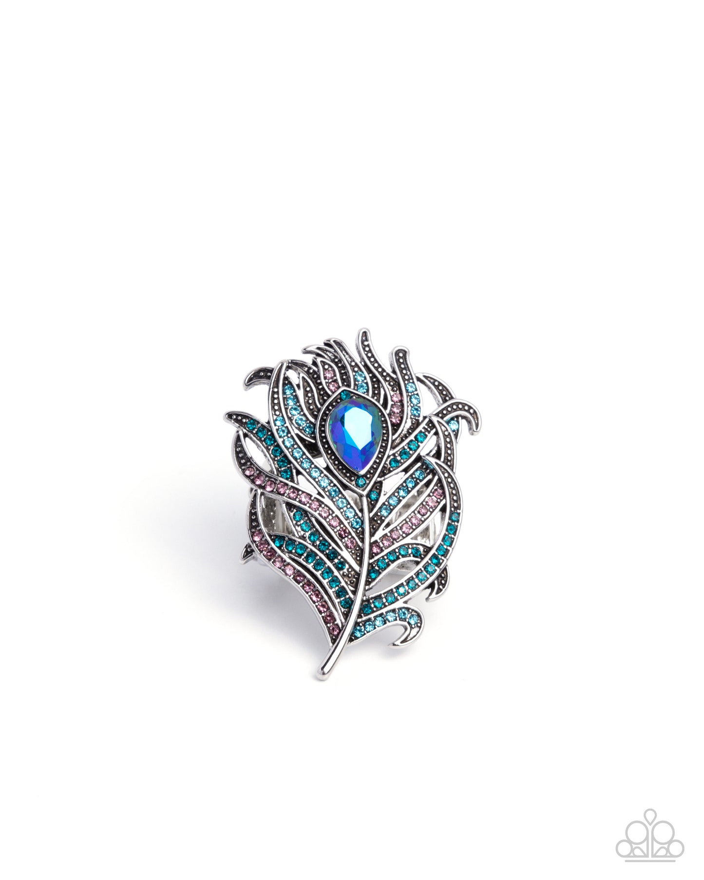 "Polished Peacock" - Blue #3320 -Paparazzi Accessories