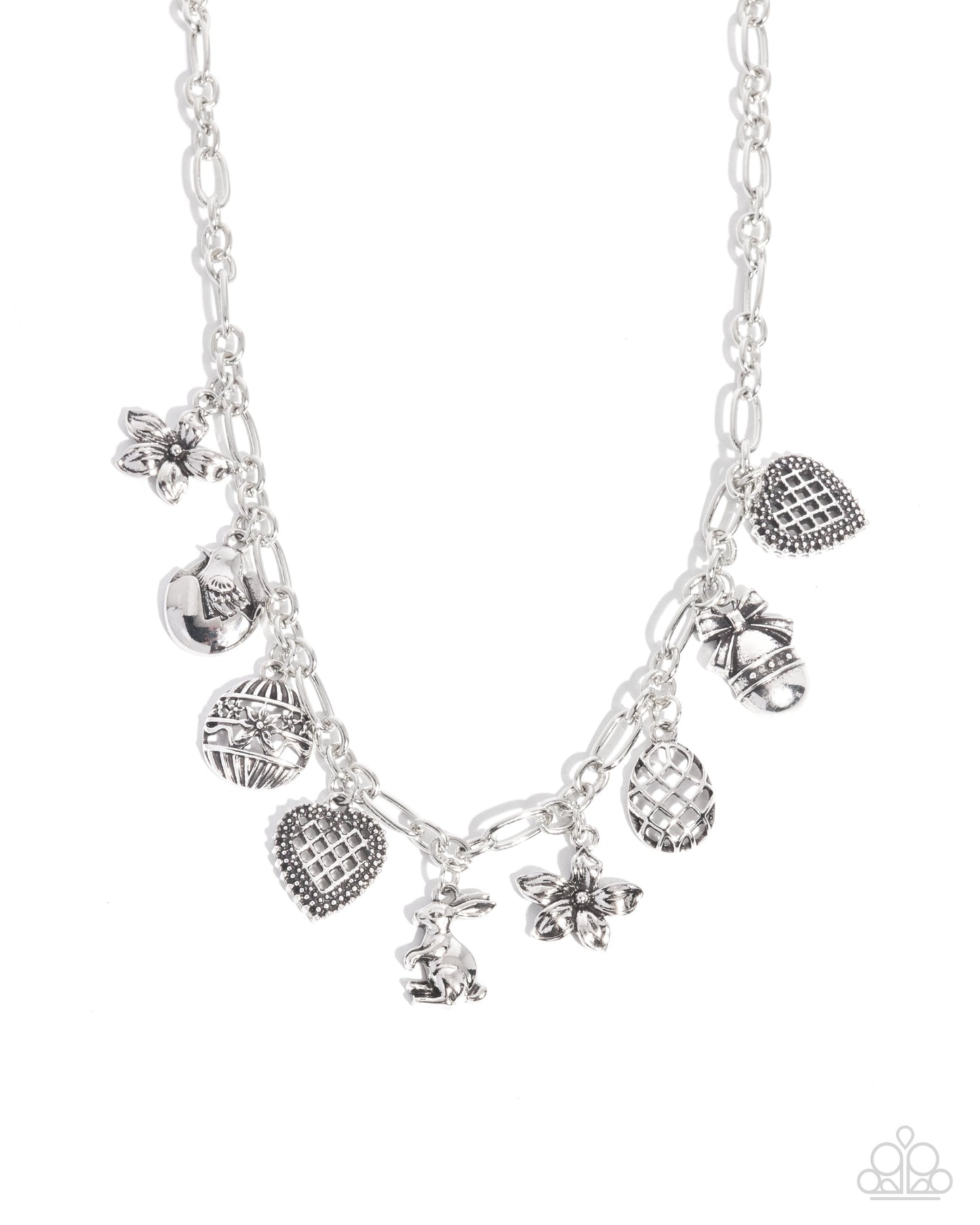 "Eclectic Easter/Extensive Easter" - Silver #5000 - Paparazzi Accessories