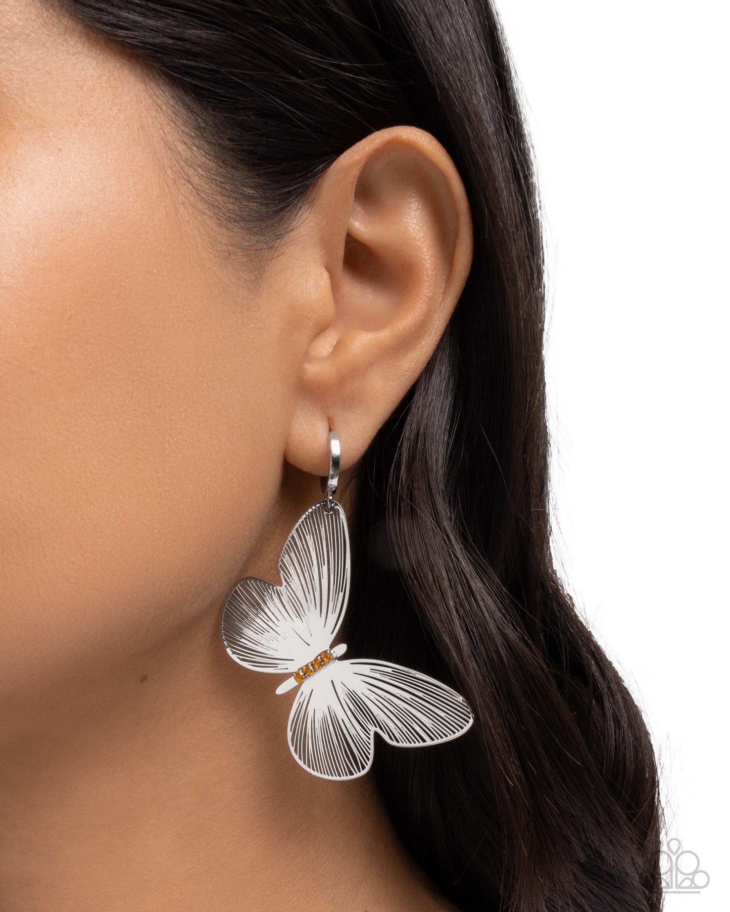 "Fluttering Folk" - Orange #1996- Paparazzi Accessories