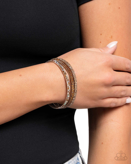 "Tolerable Twinkle" - Brown #1632 - Paparazzi Accessories