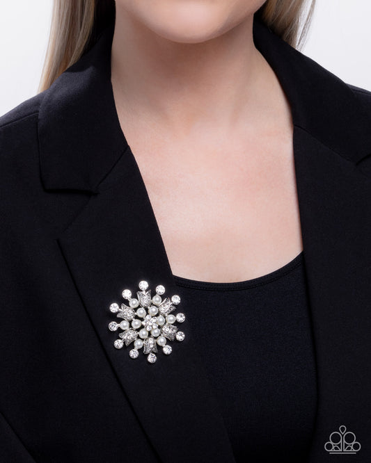 "Pearly Prologue" - White #1605 - Paparazzi Accessories