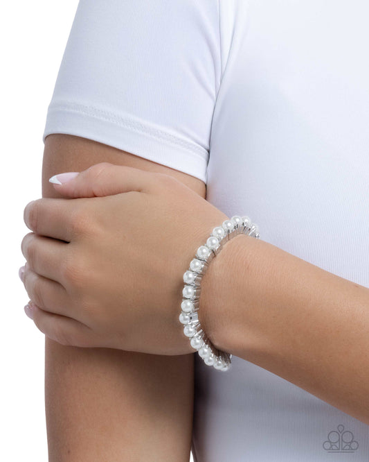 "Principal Pearls" - White #2025 - Paparazzi Accessories
