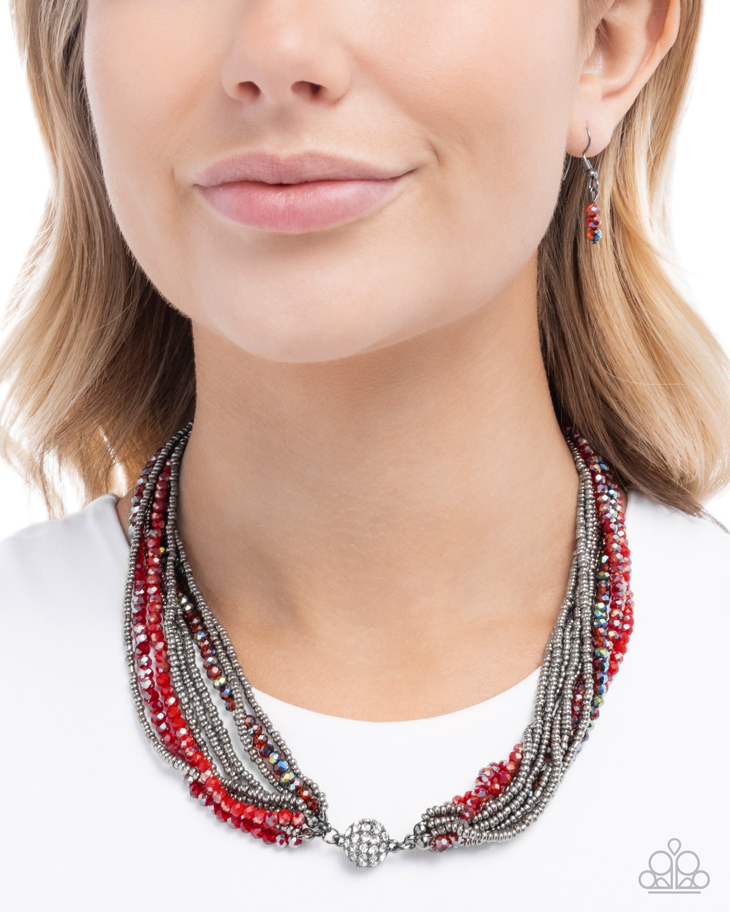 "Rushing Radiance" - Red #1594 - Paparazzi Accessories