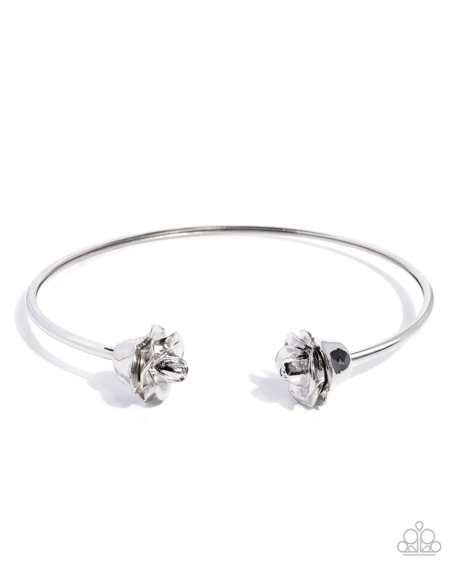 "Rosy Radius" - Silver #1597 - Paparazzi Accessories