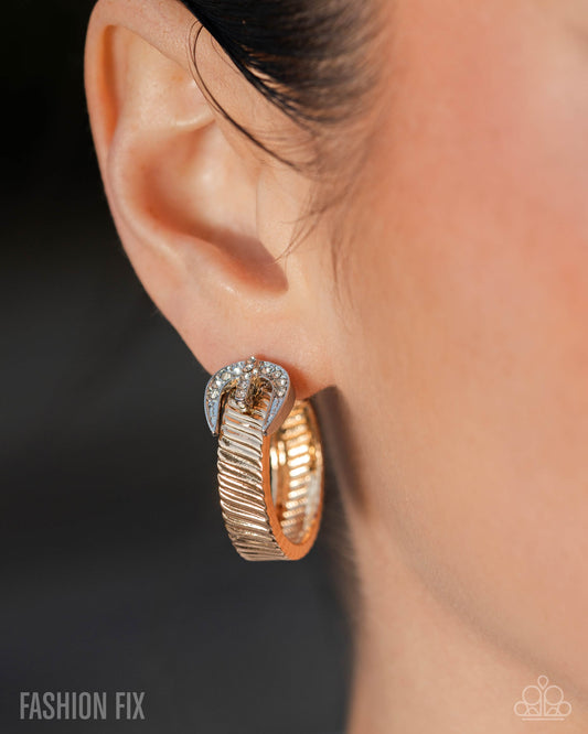 "Assured Accent" - Gold #1612 - Paparazzi Accessories