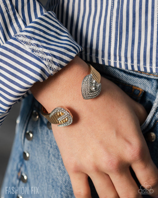 "Fashion Forward Feature" - Gold #1590 - Paparazzi Accessories
