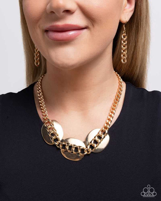 "Solid Skillset"- FF Exclusive - Gold #1613 - Paparazzi Accessories
