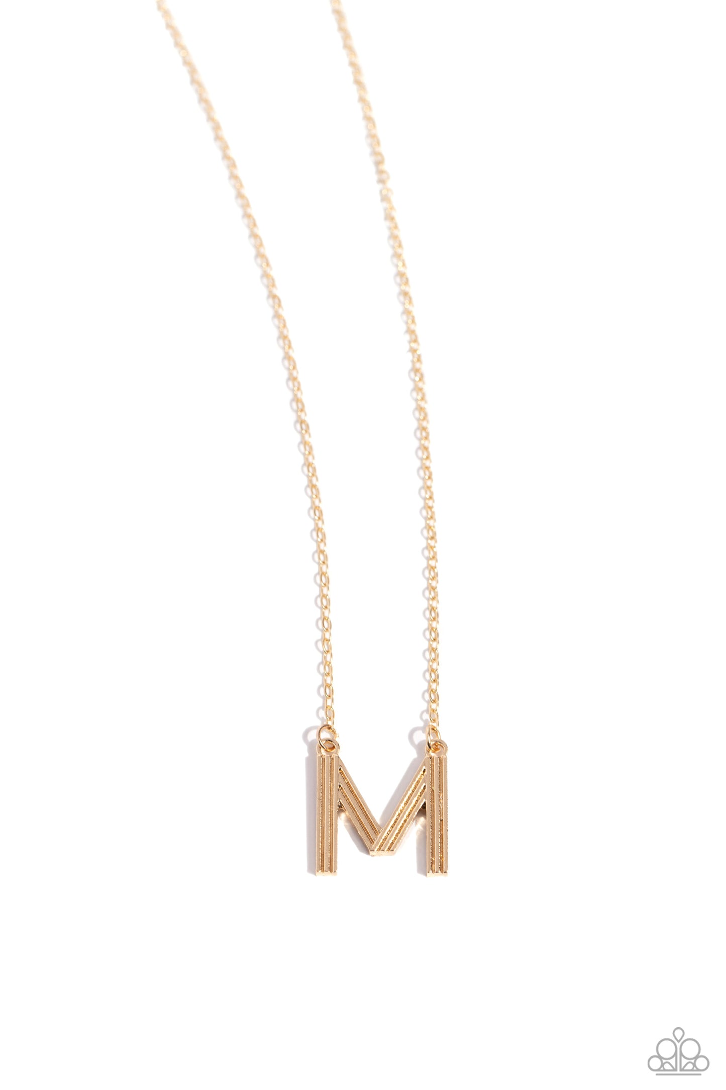 "Leave Your Initials" - Gold #502 - Paparazzi Accessories