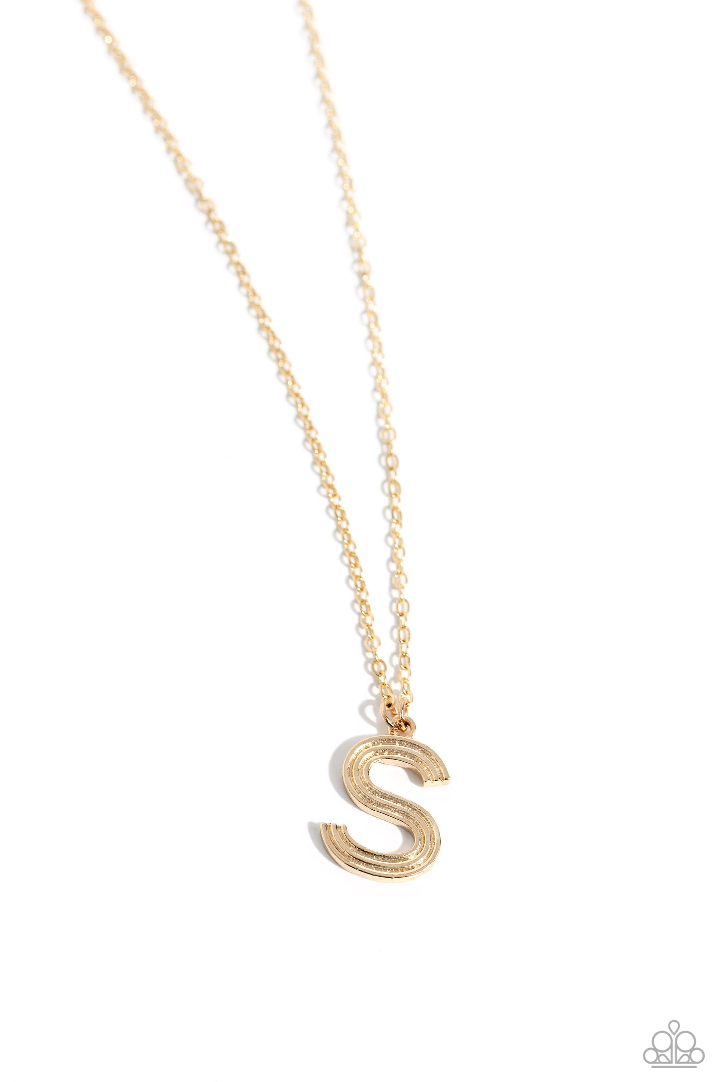 "Leave Your Initials" - Gold #502 - Paparazzi Accessories