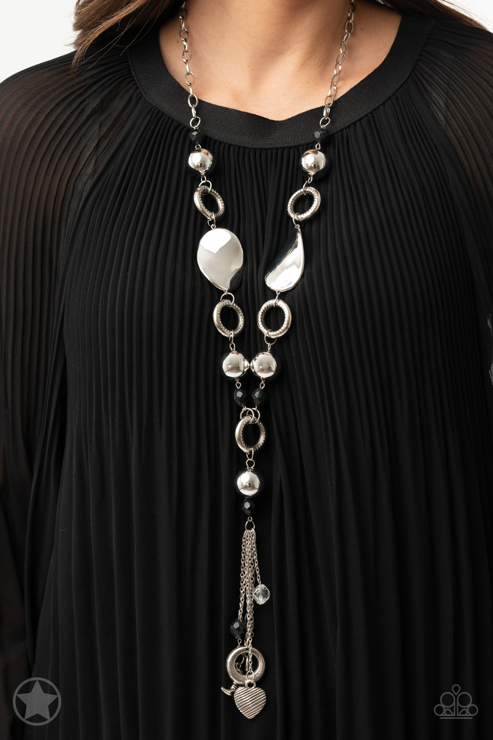 "Total Eclipse of the Heart" - Black #2021 - Paparazzi Accessories