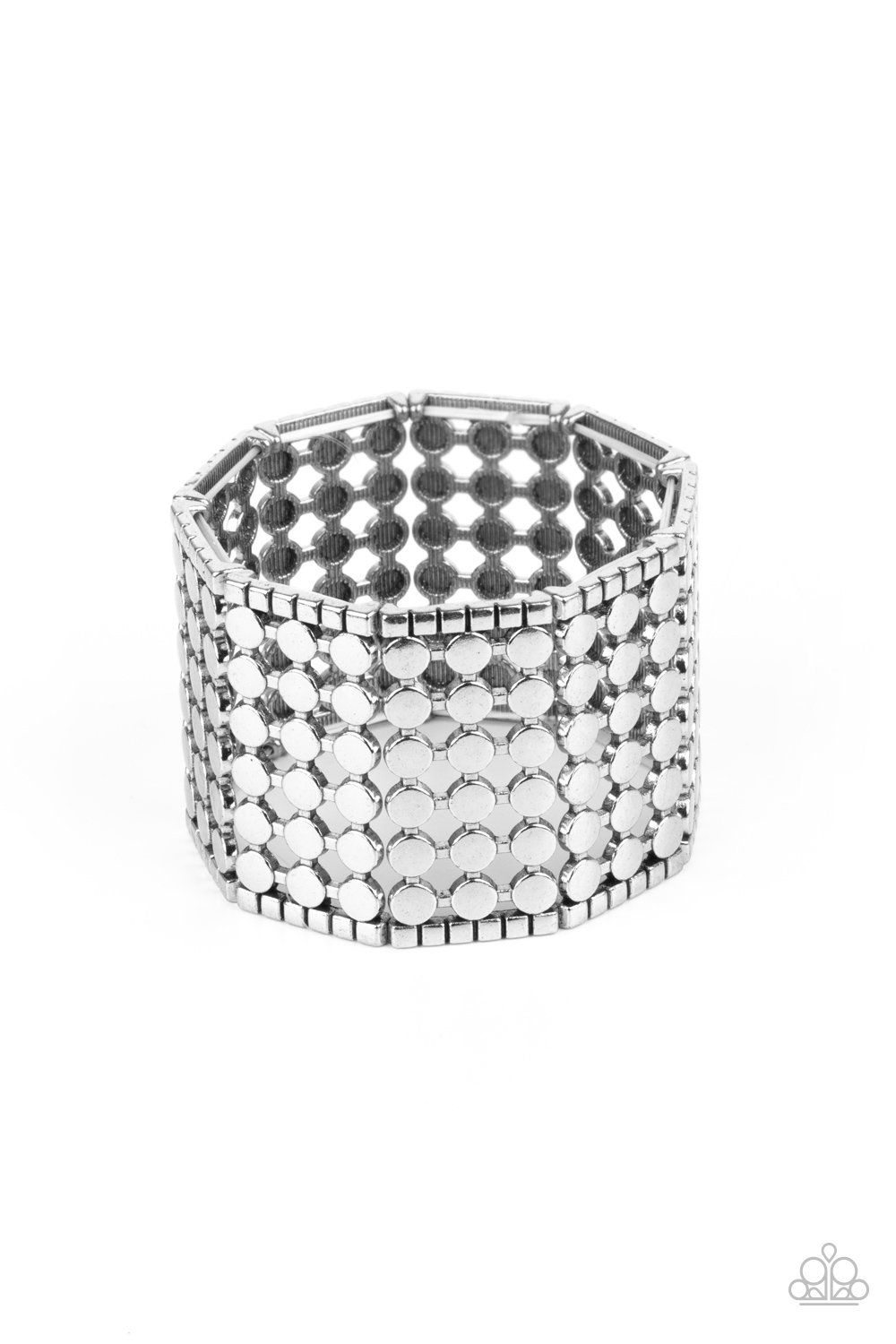 "Cool and Collected" - Silver #854 - Paparazzi Accessories