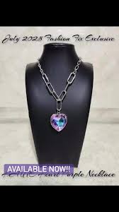 "HAUTE Heart" - Purple #1635 - Paparazzi Accessories