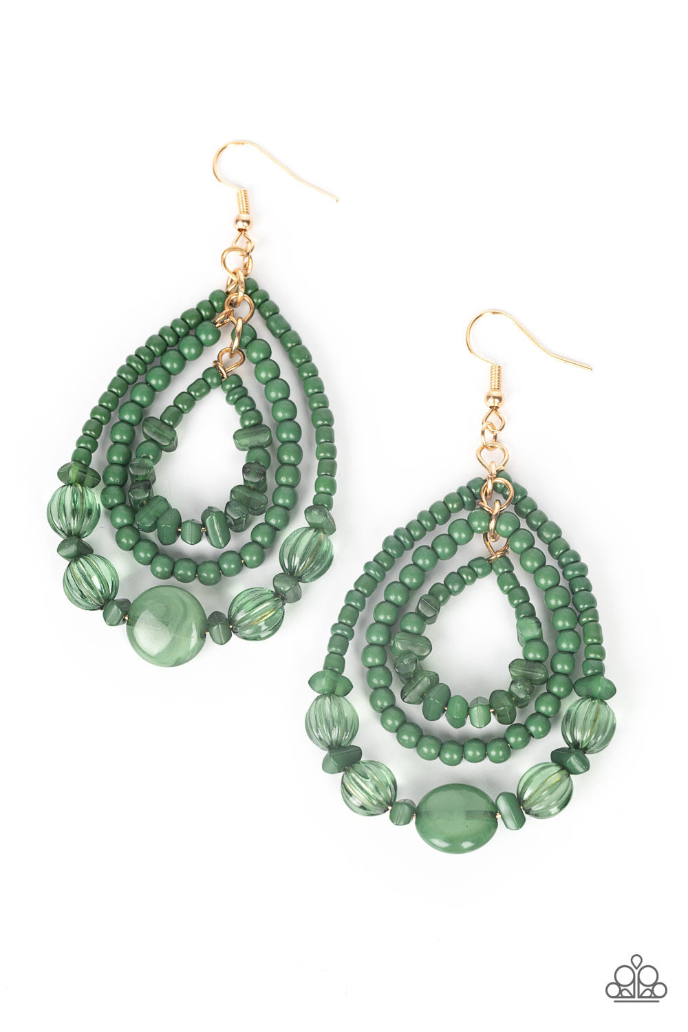 "Prana Party" - Green #1263 - Paparazzi Accessories