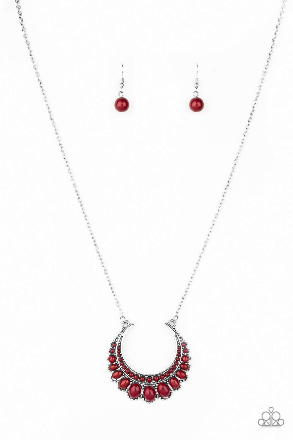 "Count To ZEN" - Red #1293 - Paparazzi Accessories