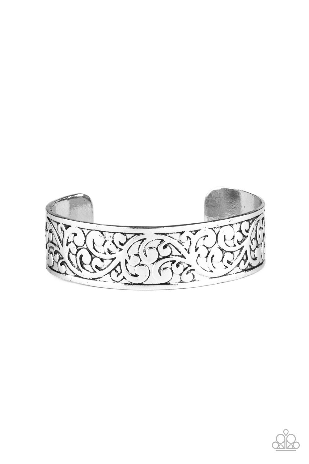 "Read The VINE Print" - Silver #912 - Paparazzi Accessories