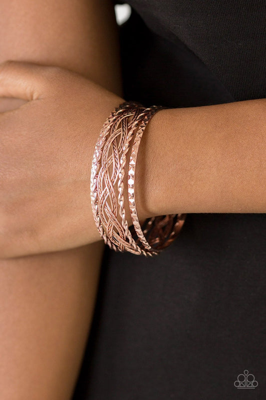 "Straight Street" - Rose Gold #759 - Paparazzi Accessories
