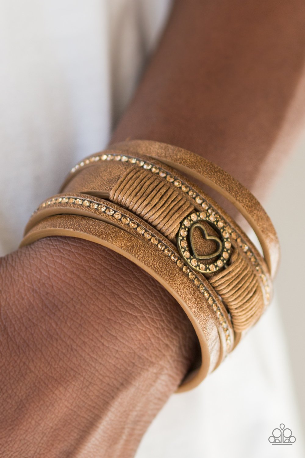 "It Takes Heart" - Brass #401 - Paparazzi Accessories