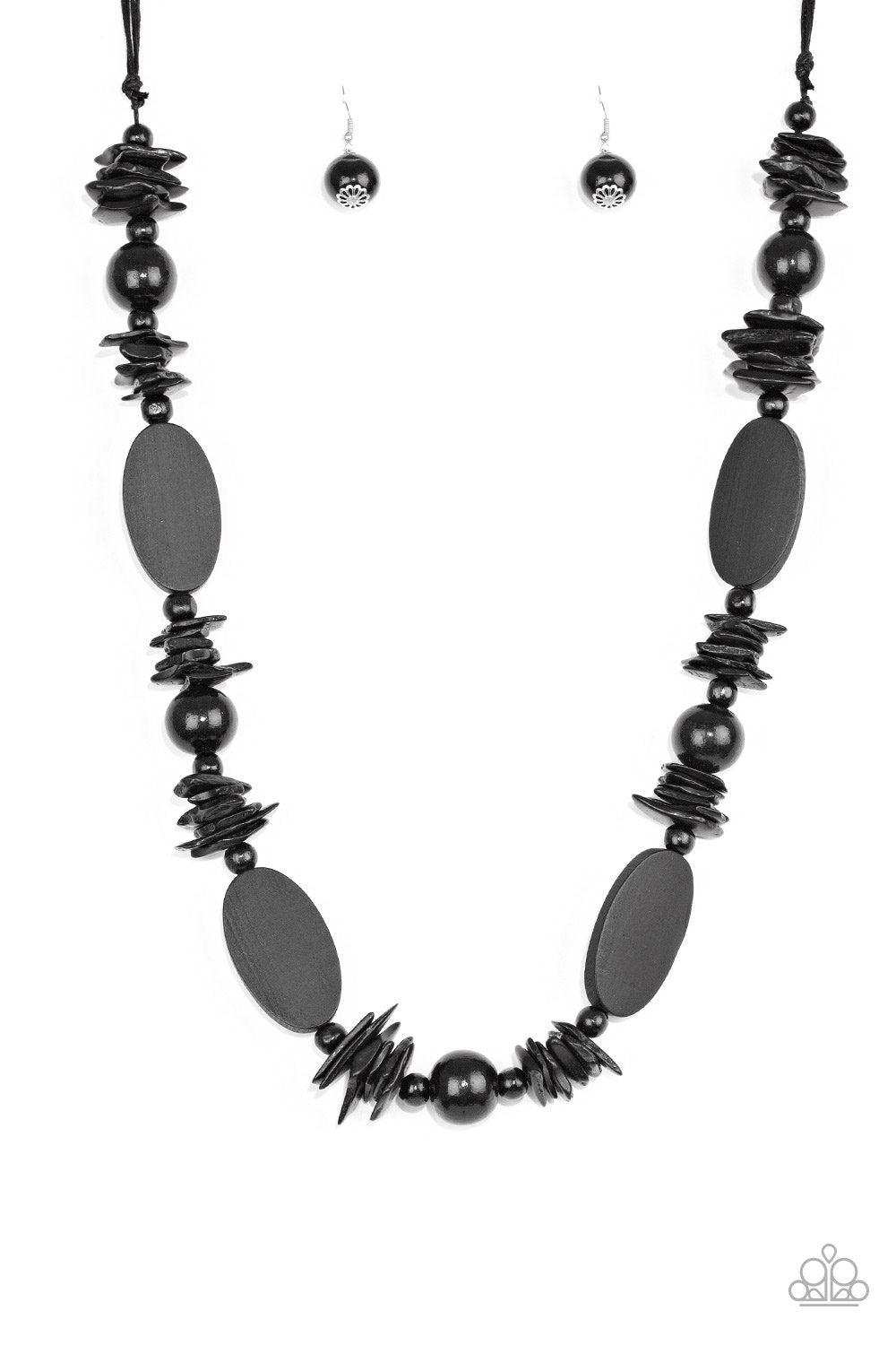 "Carefree Cococay" - Black #3140 - Paparazzi Accessories