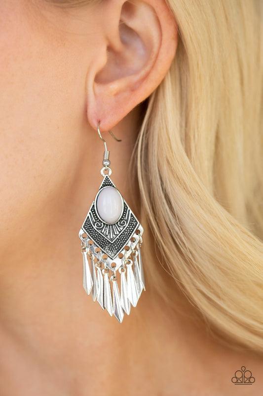 "Mostly Monte-ZUMBA" - Silver #1466 - Paparazzi Accessories