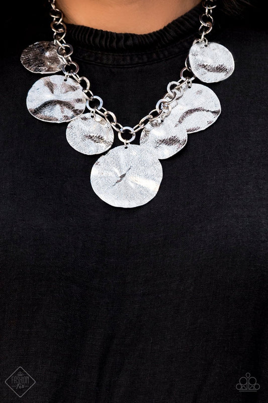 "Barely Scratched The Surface" - Silver #1347 - Paparazzi Accessories