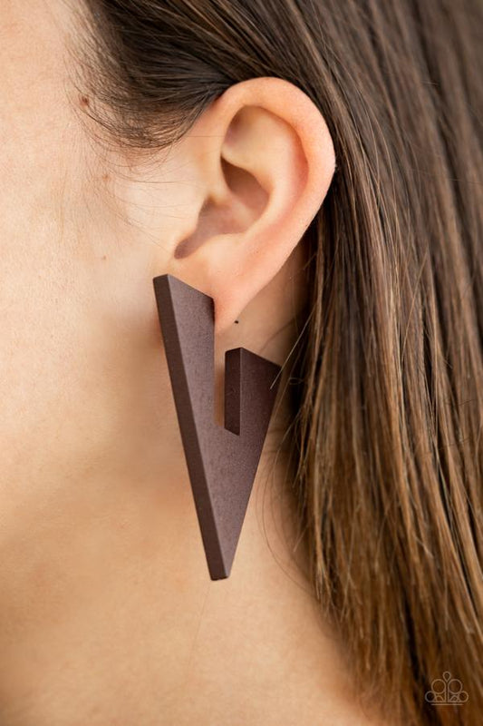 "Boardroom Bravado" - Brown #1363 - Paparazzi Accessories