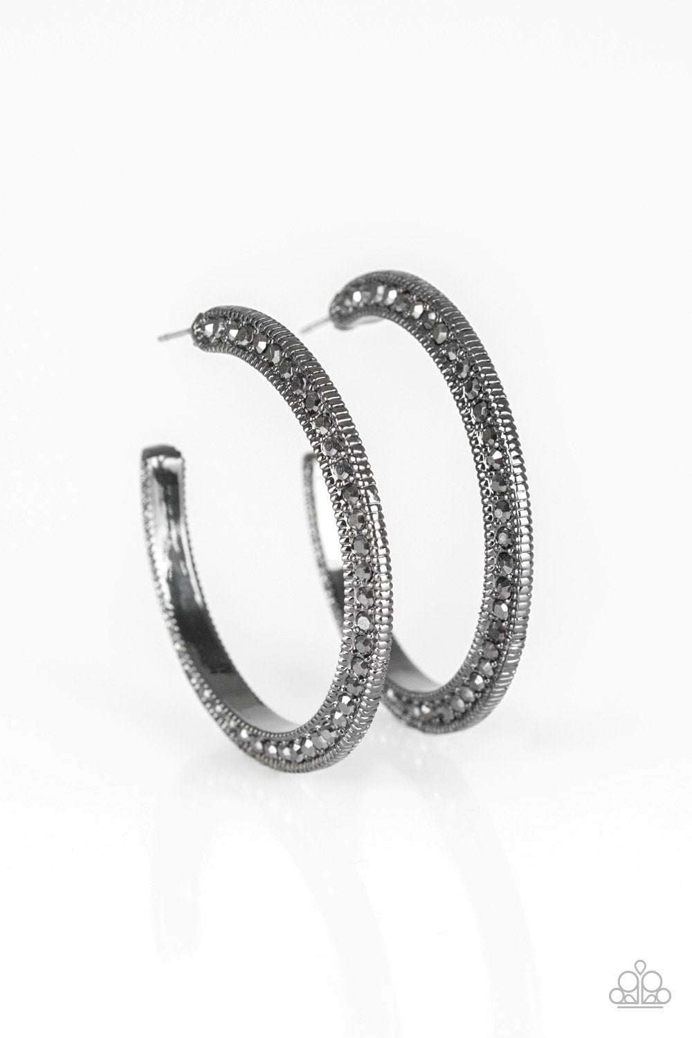 "Dazzling Diamond-naire" - Black #1392 - Paparazzi Accessories