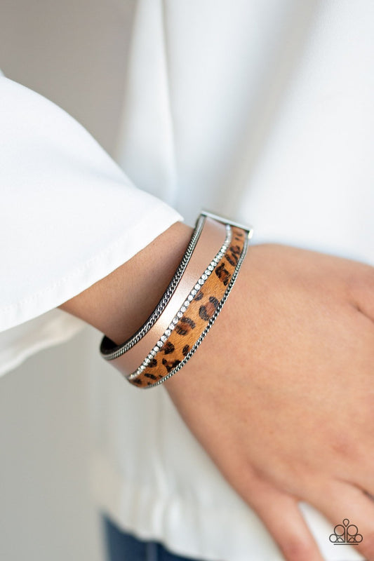 "Flirtatiously Feline" - Brown #043 - Paparazzi Accessories