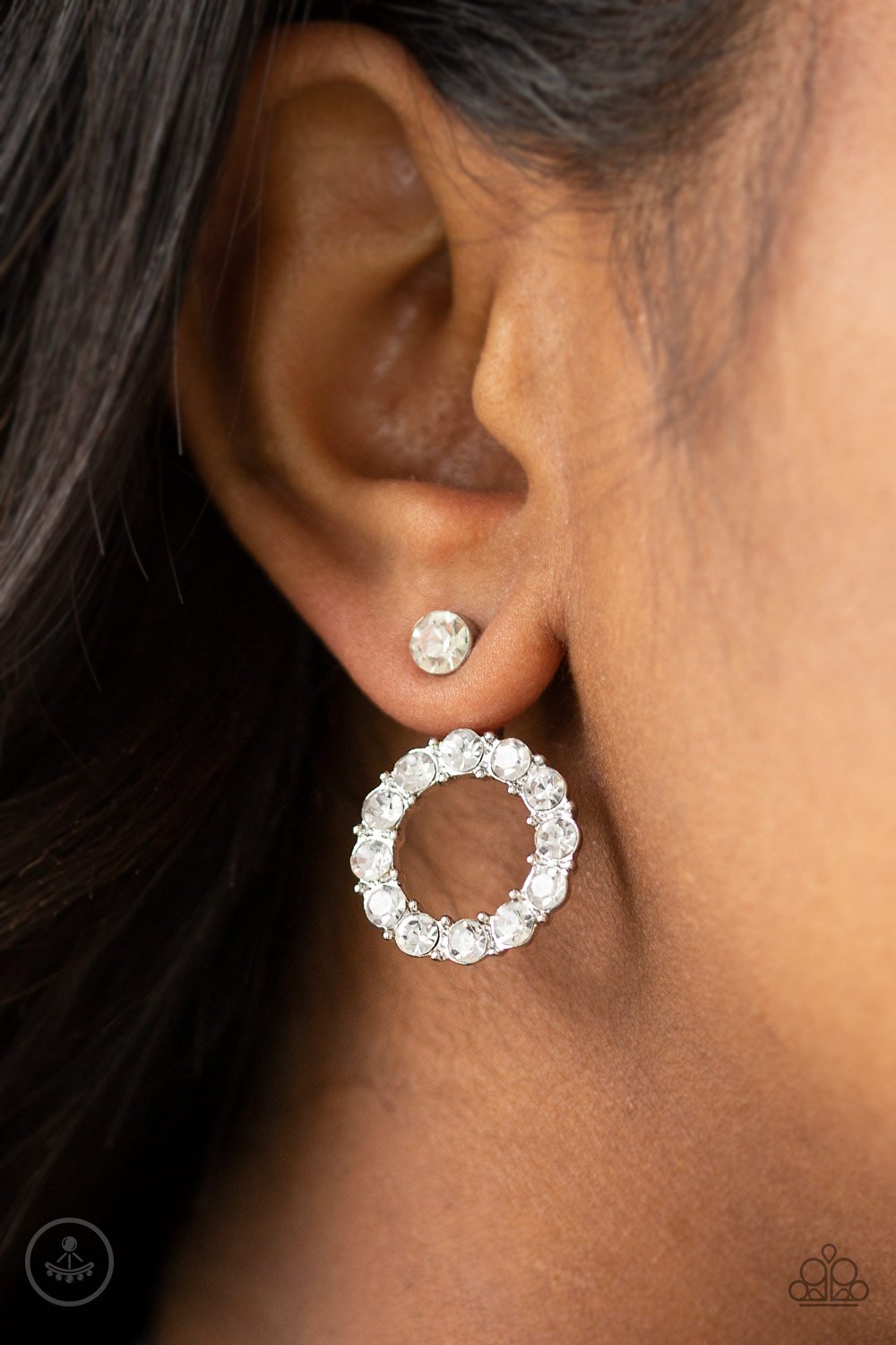 "Diamond Halo" - White #1271 - Paparazzi Accessories