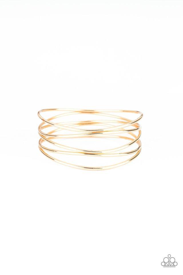 "Showstopping Sheen" - Gold #1415 - Paparazzi Accessories