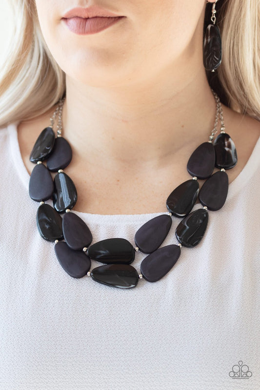 "Colorfully Calming" - Black #3146 - Paparazzi Accessories