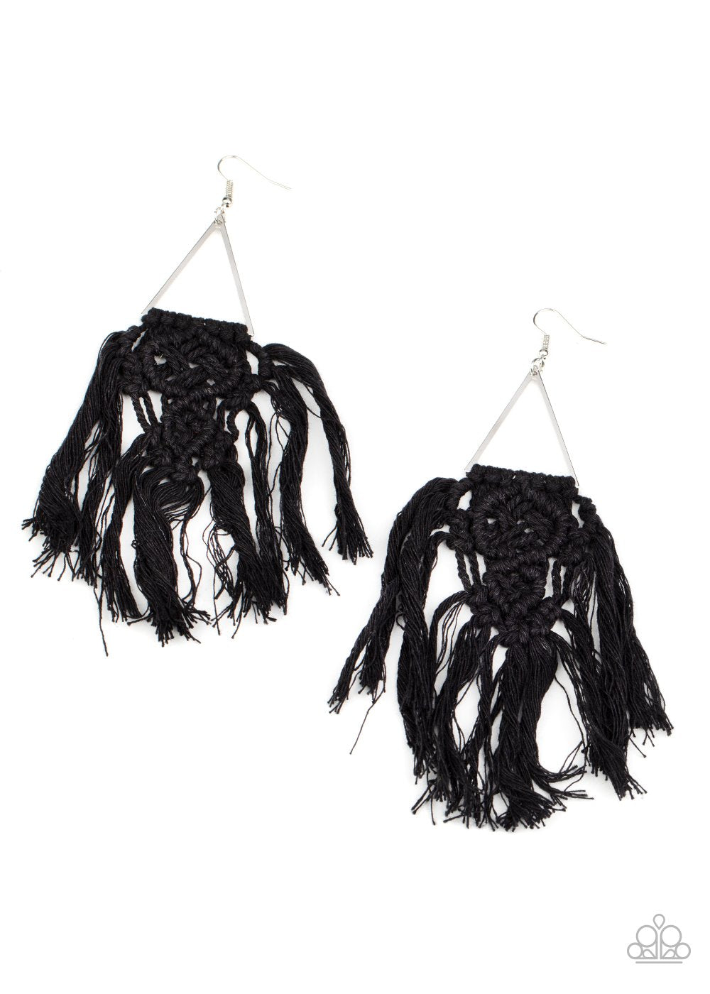 "Modern Day Macrame" - Black #1097 - Paparazzi Accessories