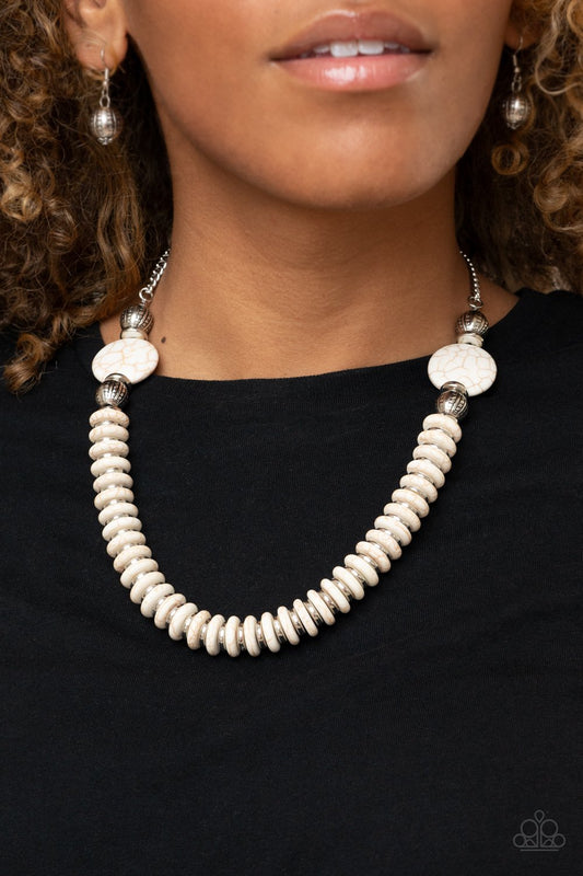 "Desert Revival" - White #1382 - Paparazzi Accessories