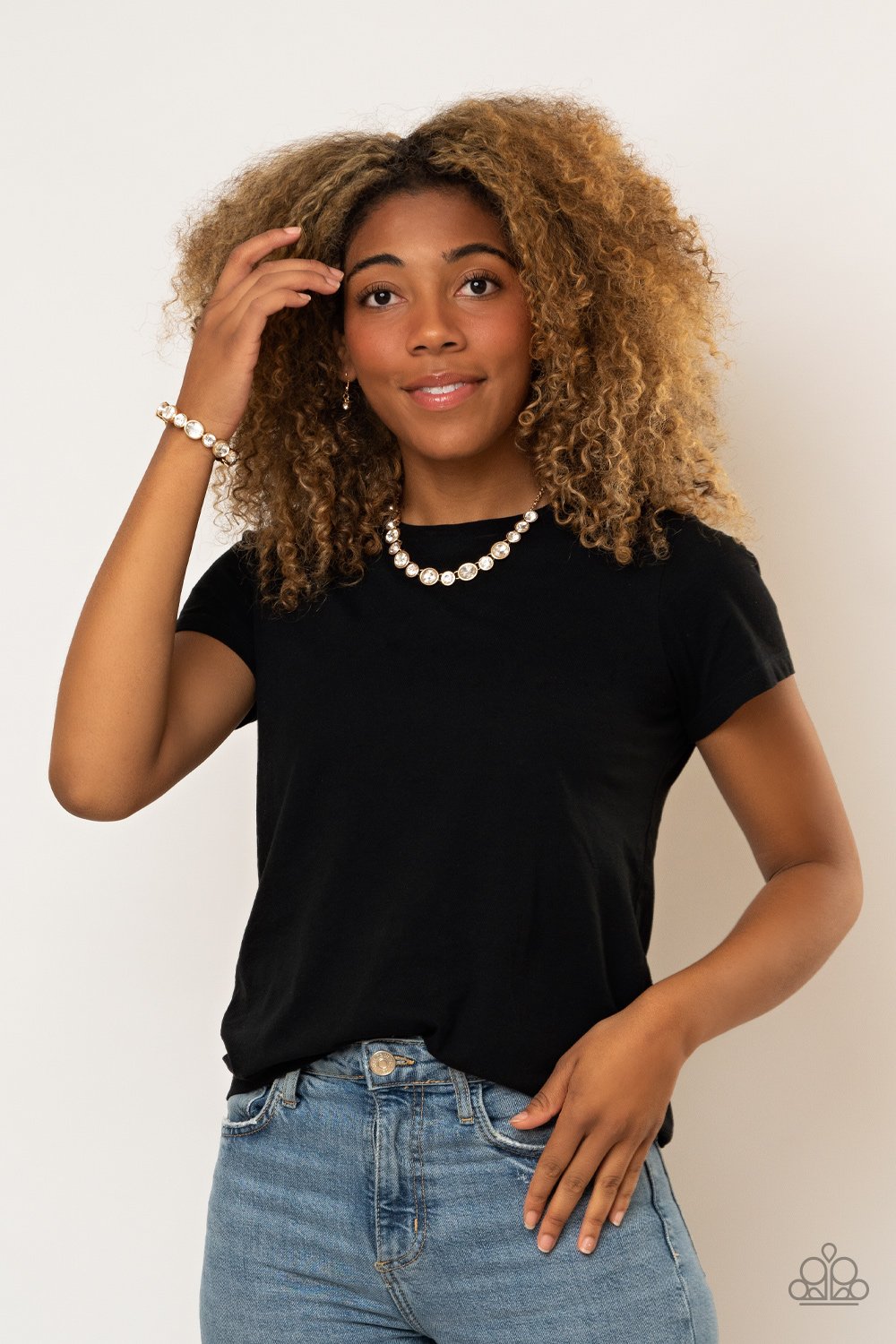 "Girls Gotta Glow"  - Gold #1439 - Paparazzi Accessories