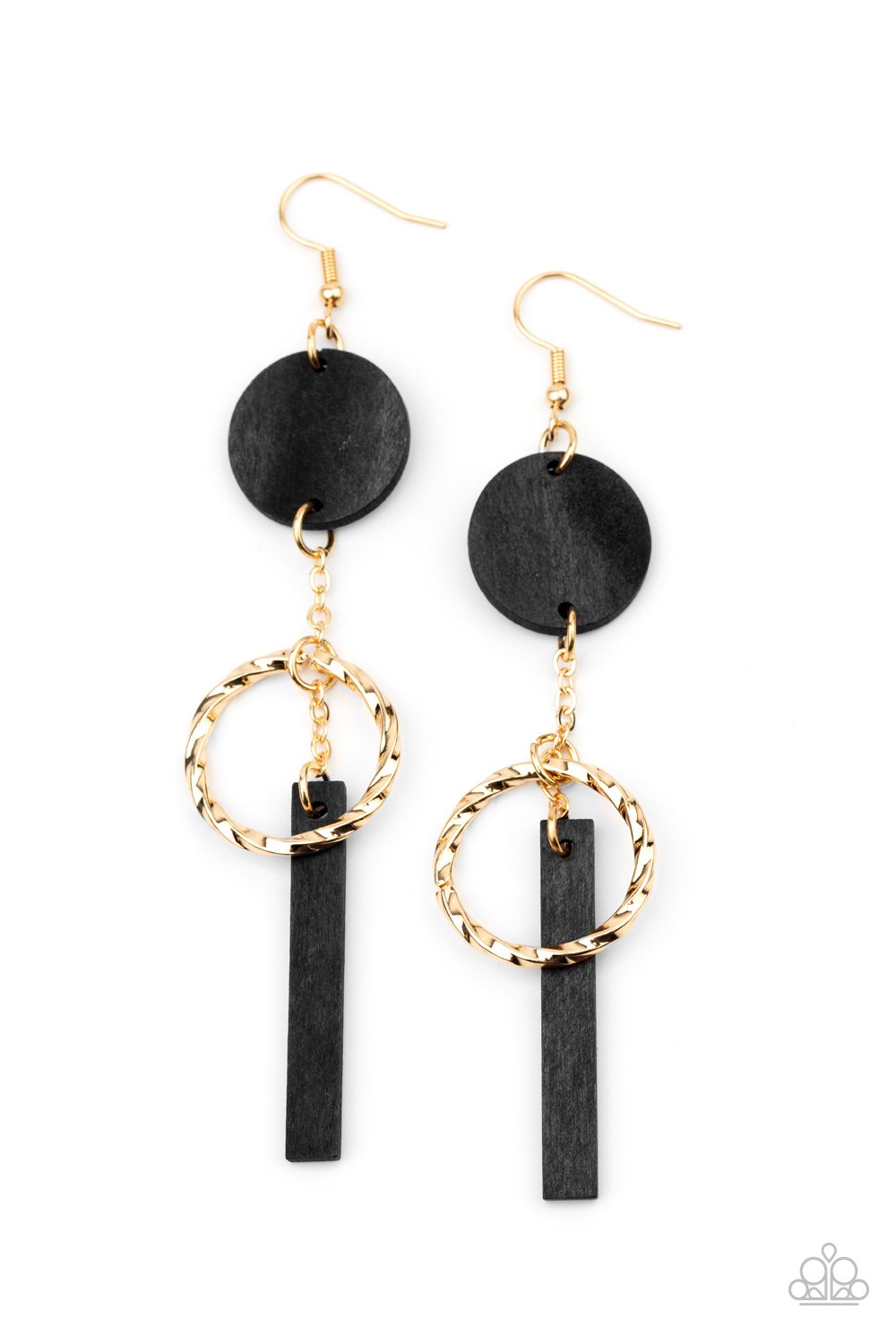 "Raw Refinement" - Black #1490 - Paparazzi Accessories