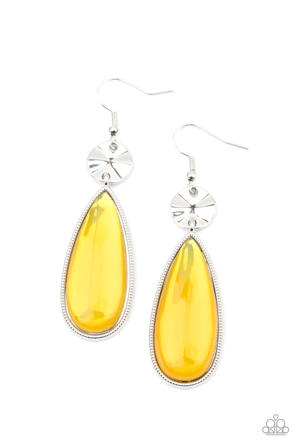 "Jaw-Dropping Drama" - Yellow #1239 - Paparazzi Accessories