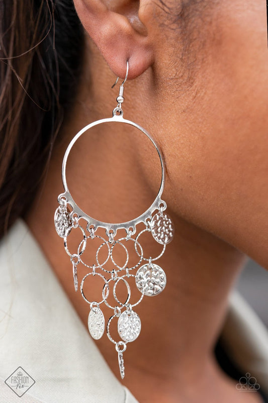 "Aim Chime High" - Silver #1356 - Paparazzi Accessories