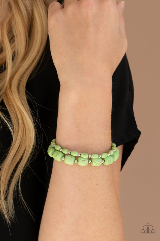 "Colorfully Country" - Green #721 - Paparazzi Accessories