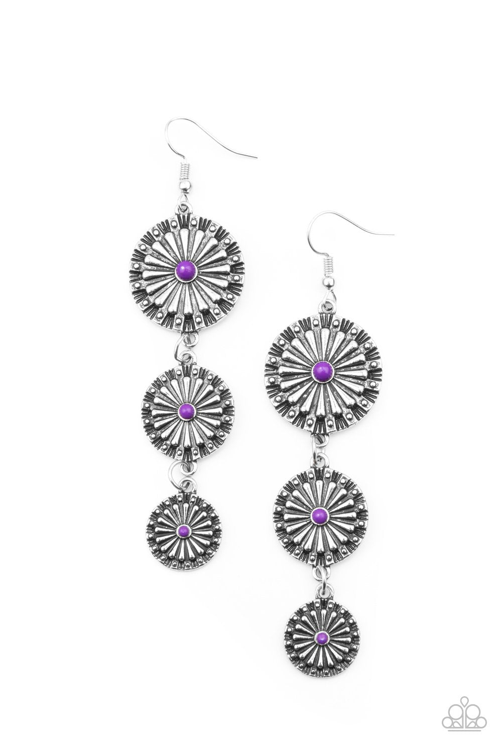 "Festively Floral" - Purple #542 - Paparazzi Accessories