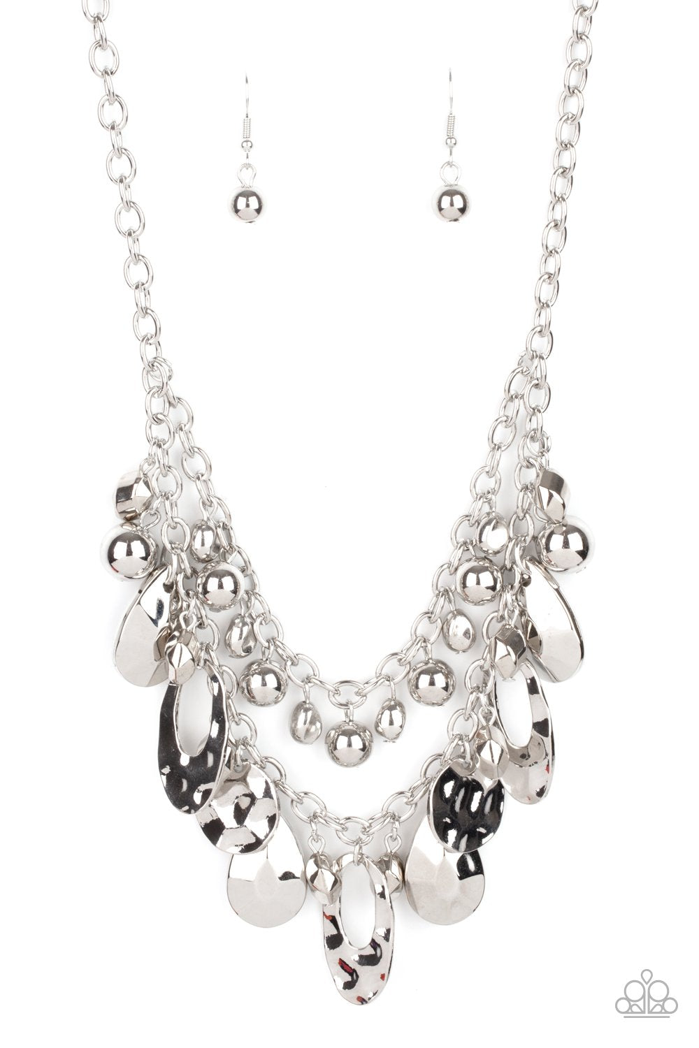 "Extra Exhilarating"  - Silver #874 - Paparazzi Accessories